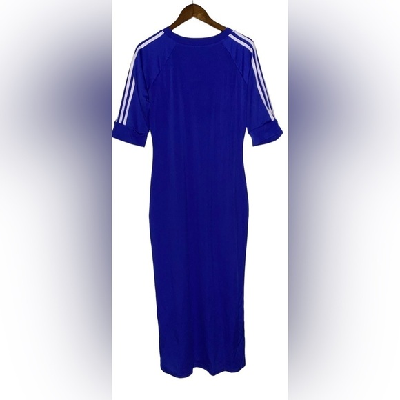 Flamingo Bodycon Slim Fit Maxi Dress Short Sleeve Casual  Women 2XL 14/16‎ - Picture 2 of 5